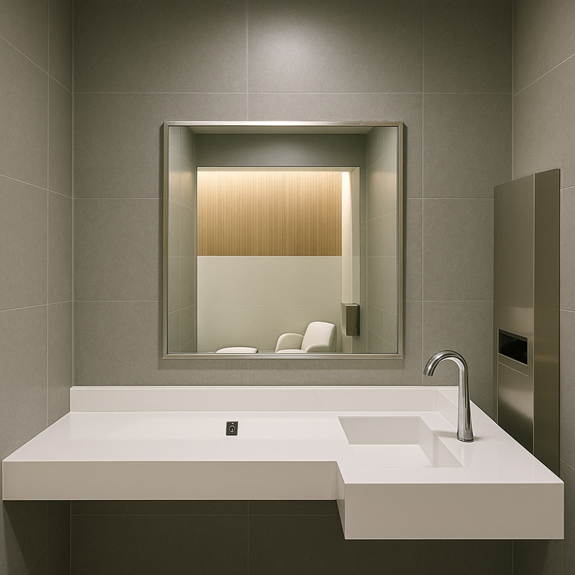 Minimal interface near faucet