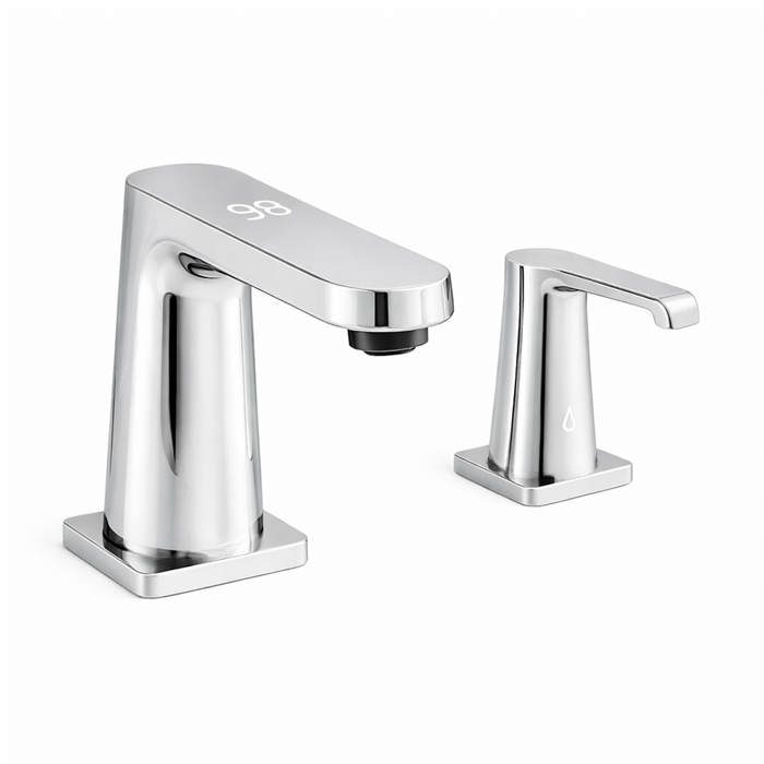 Integrated touchless faucet and sensor soap dispenser systems