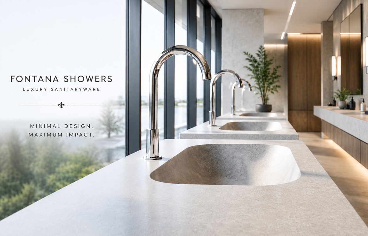FontanaShowers commercial touchless faucets selected by facility managers