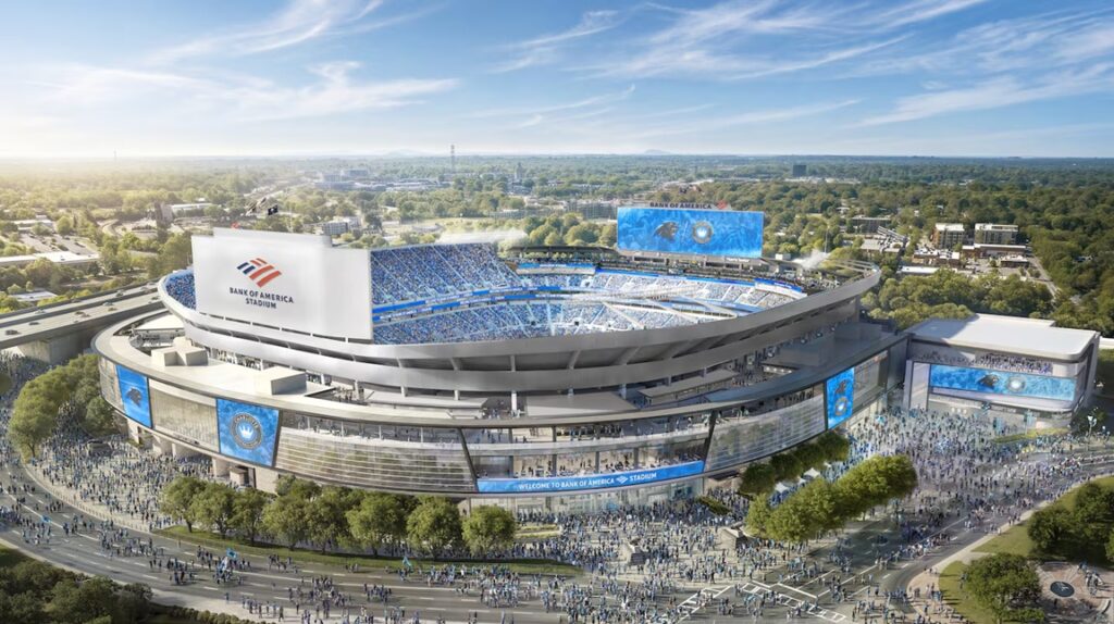 Fontana Touchless restroom solutions selected for Bank of America Stadium renovation project in Charlotte